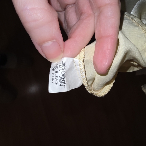 San Andre Vintage Elegant Cream Women's Top Small GUC - Picture 4 of 7